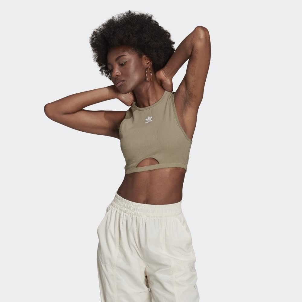 ADIDAS Essential Ribbed Tank Top - Picture 4 of 9